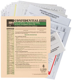 File Folder Only for Confidential Driver Investigation History File Packet 859-F-P