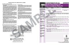 File Folder Only for Confidential Alcohol & Drug and Driver Investigation History 855-F-P