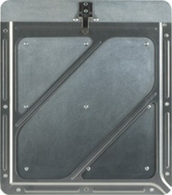 Wide-Edge Press-Lock Unpainted Aluminum Placard Holder 10-TPH