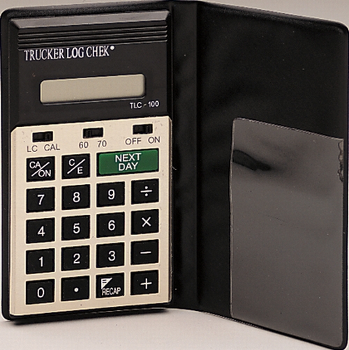 Trucker Log Chek™ Calculator 746-R warns drivers when they are exceeding 