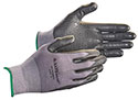 SAFEGEAR Flat Dip Nitrile Foam Grip-Dot Palm Gloves