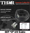 Thor 3/0 Cable Kit (Set of 2)