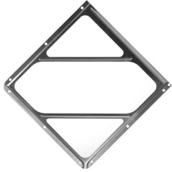 Aluminum Placard Holder Without Back Plate 4-TPH