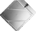 Riveted Aluminum Placard Holder Clipped Corners Placard Holder With Back Plate 4792/1-TPH-C