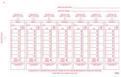 Imprinted Driver's Exemption Log - Short-haul Operations 2-ply Carbonless 791-L-C