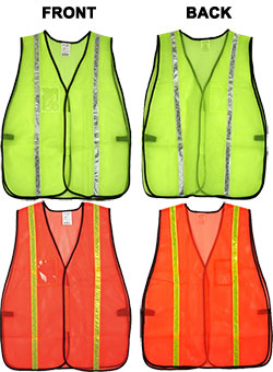 Back View of Safety Vest