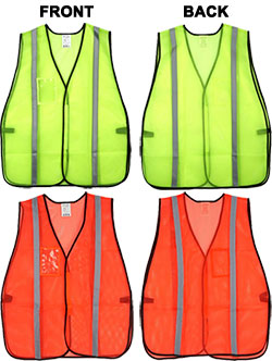 Back View of Safety Vest