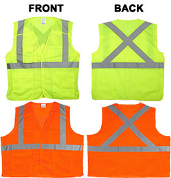 Back View of Safety Vest