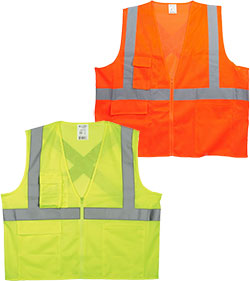 SAFEGEAR Safety Vest Zipper Closure