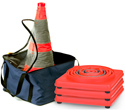 28" Collapsible LED Traffic Cone - 4-Pack 27079