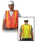 Safety Vest Standard Mesh Reflective 1 Size Fits Most 5982/10-SVO-R/10-SVL-R