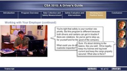 CSA 2010: A Driver's Guide - CD-ROM Training 115-CMM-P