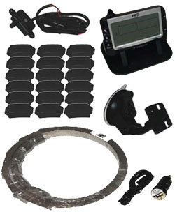 18 Flow-Through Sensors Internal TPMS Kit for Standard Tractor/Trailer