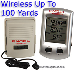 Engel Wireless Digital Thermometer & Clock ENGTHERM