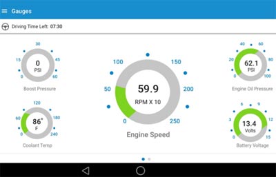 Rand McNally DriverConnect Gauges