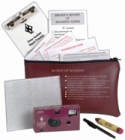 Vehicle Accident Report Kit With Camera In Pouch